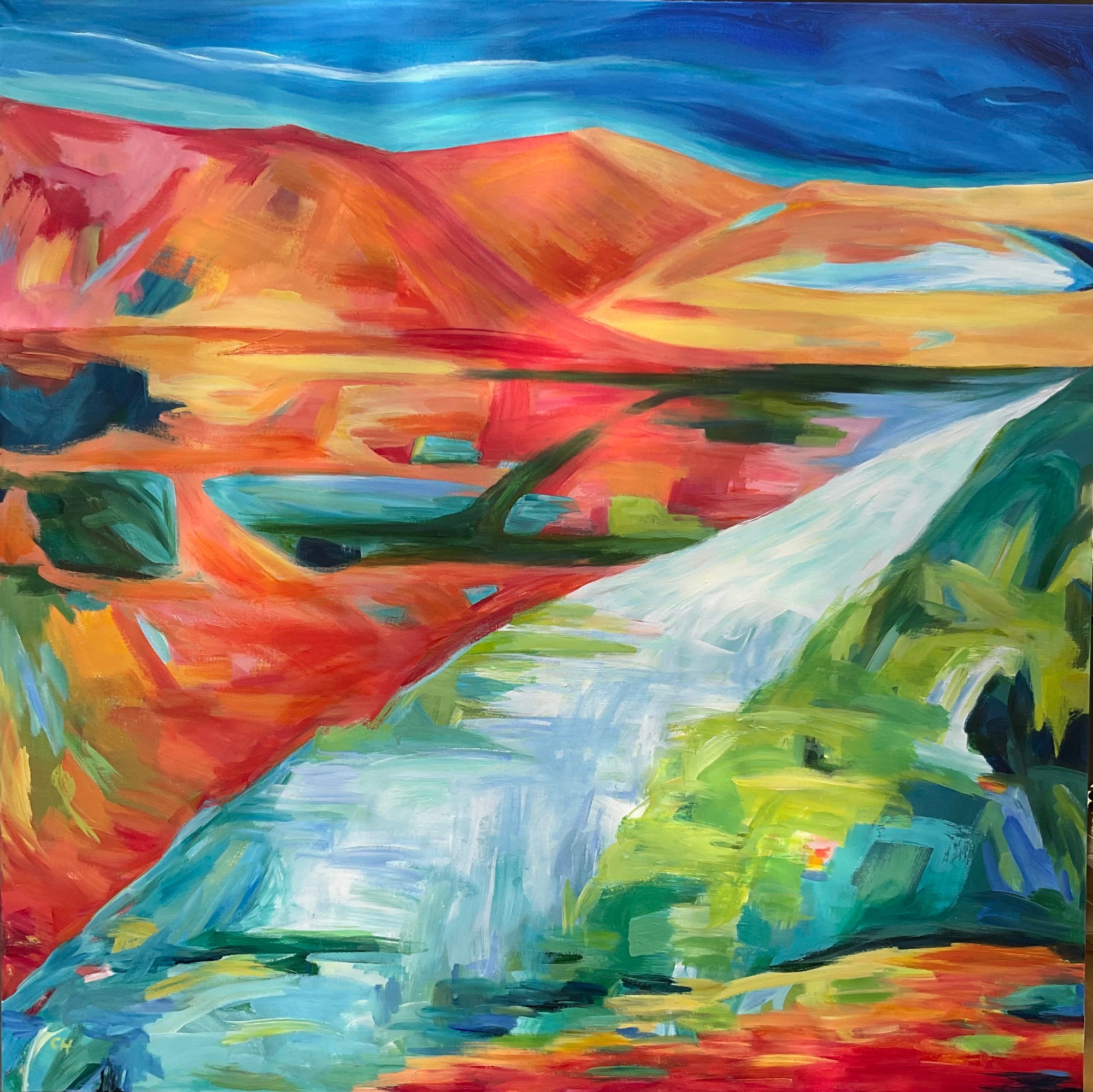 Sun Burnished Hills