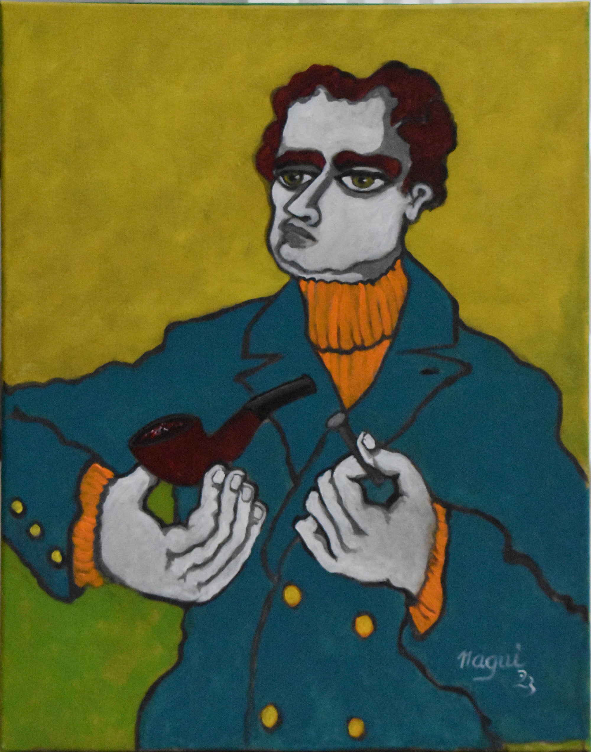 Man With Pipe 23