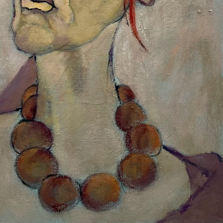 Portrait With Beads