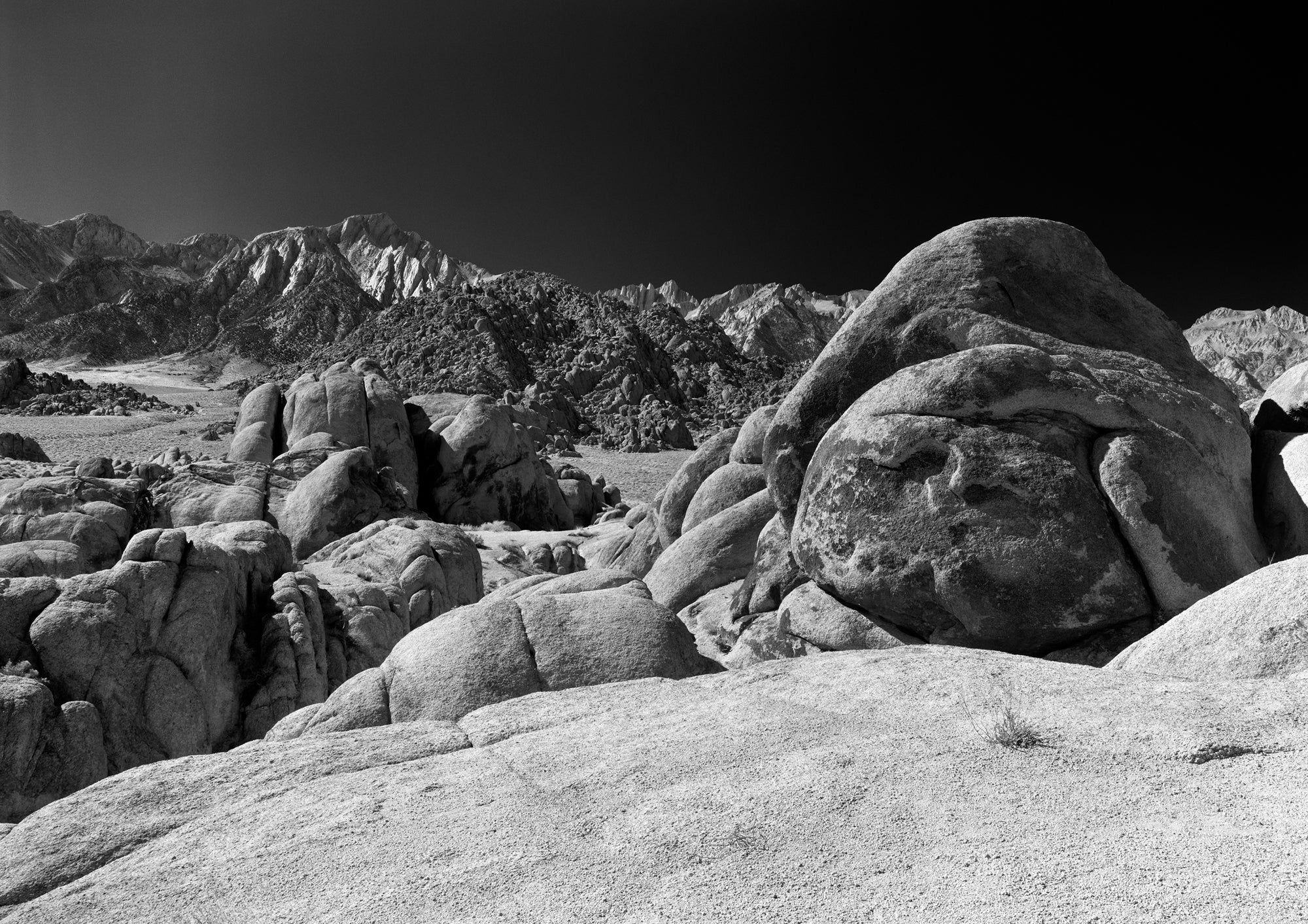 Sierra Nevada Mountains from Lone Pine, California