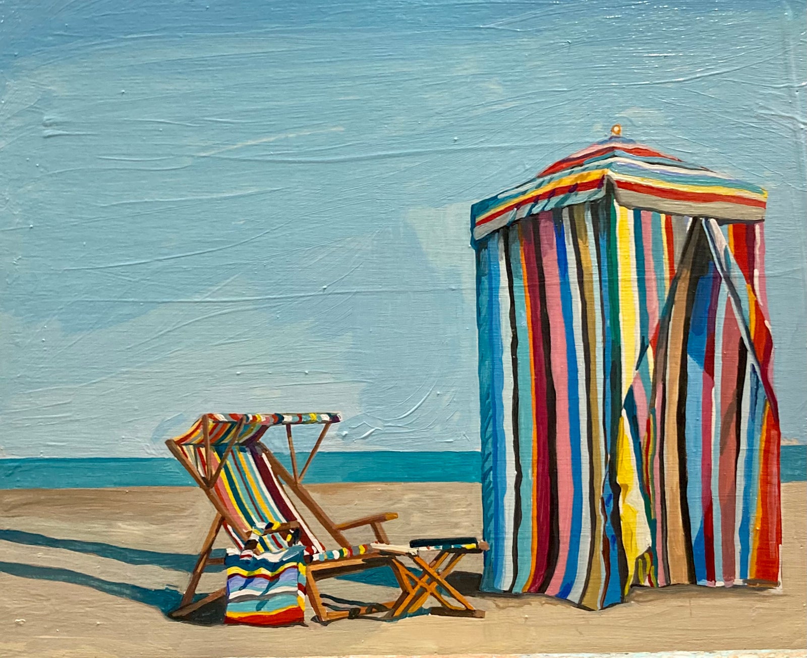 Striped Deckchair