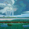 Blackbirds And Cattails